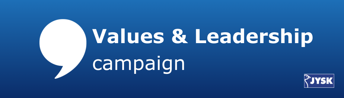 JYSK Values & Leadership campaign
