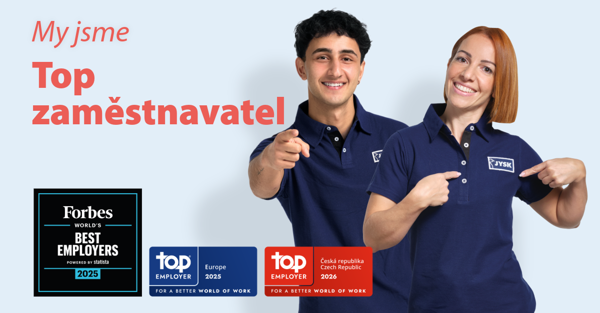 JYSK Czechia_Top Employer_LinkedIn_Post