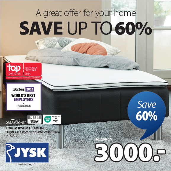 JYSK Employer of the Year Package - Outdoor banner example