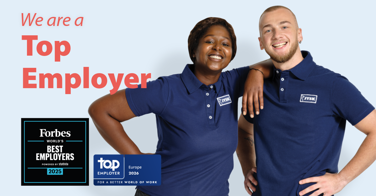 JYSK_Top Employer_LinkedIn_Post