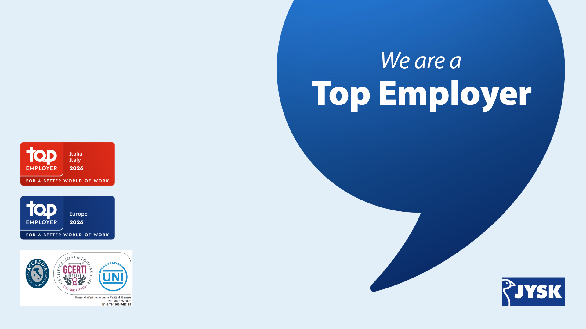 JYSK Italia_Top Employer_Teams background