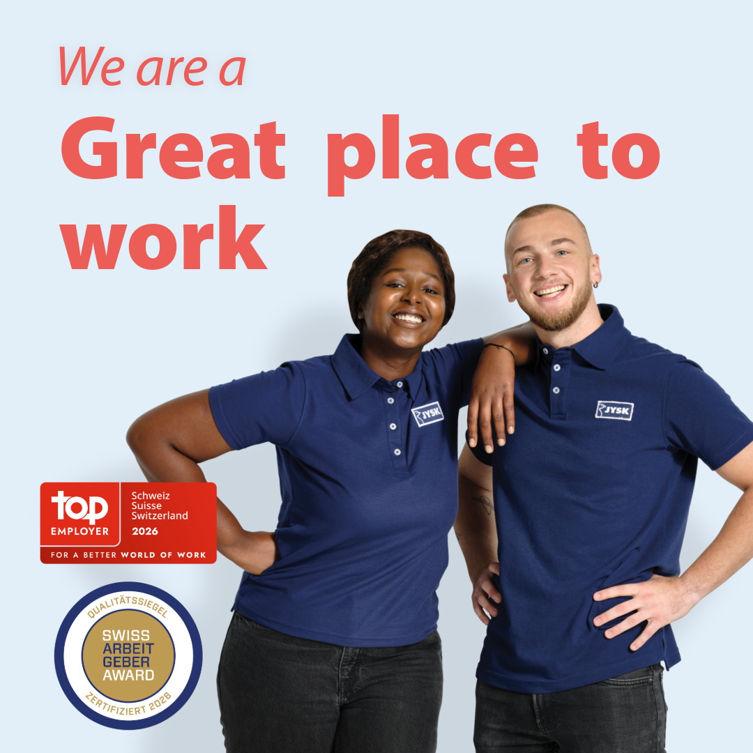 JYSK Schweiz_Top Employer_LinkedIn_Post