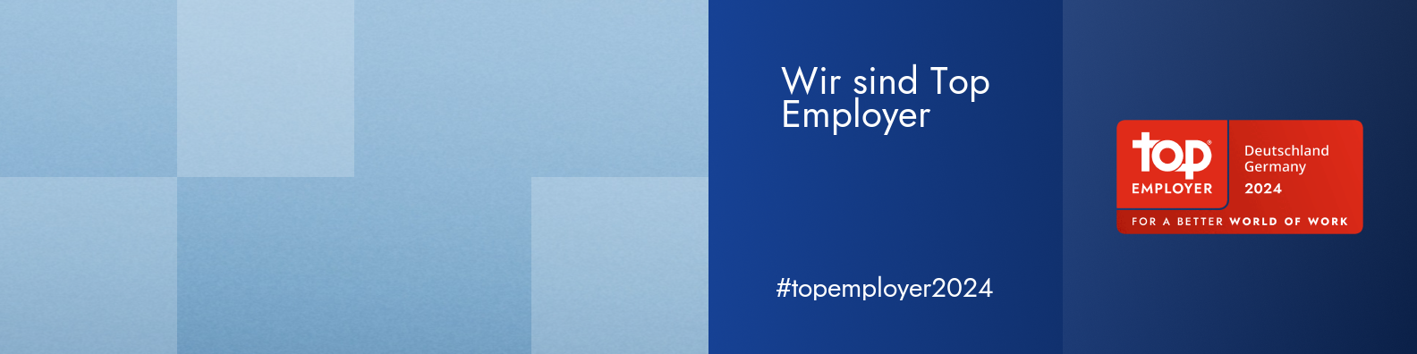 Linkedin-Banner blau