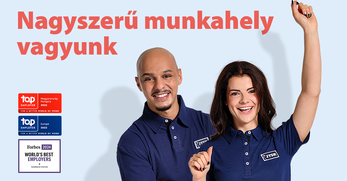 JYSK Hungary_Top Employer_LinkedIn_Post