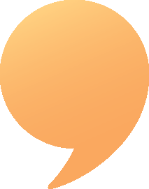 JYSK Empty Speech Bubble in secondary orange