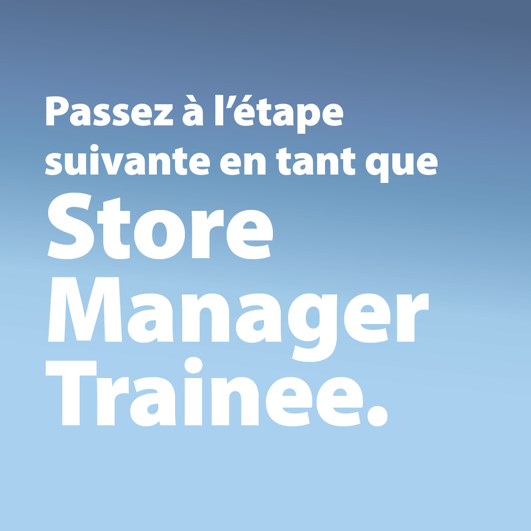 JFR - Store Manager Trainee
