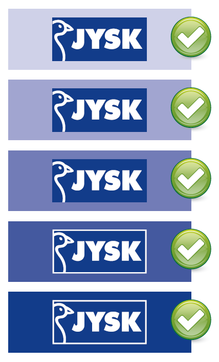 JYSK logo with background